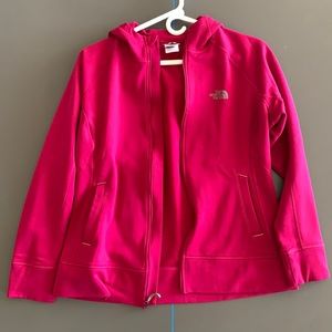 North Face Magenta Polyester Sweater